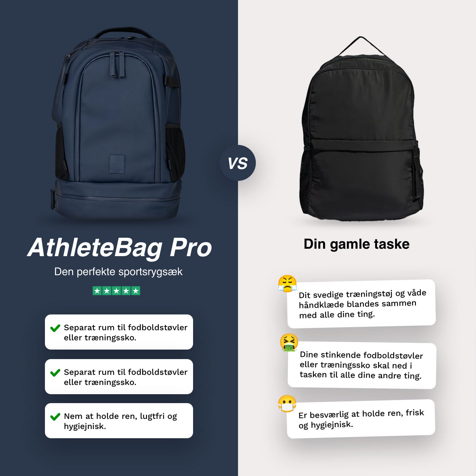 AthleteBag™ Pro - Midnight Navy